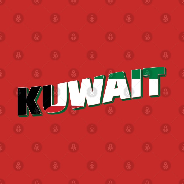 Kuwait Vintage style retro souvenir by DesignerPropo