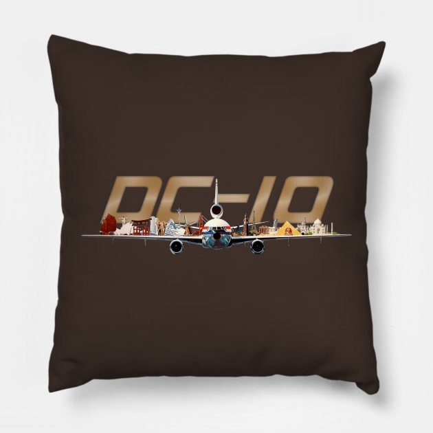 DC-10 Pillow by Caravele