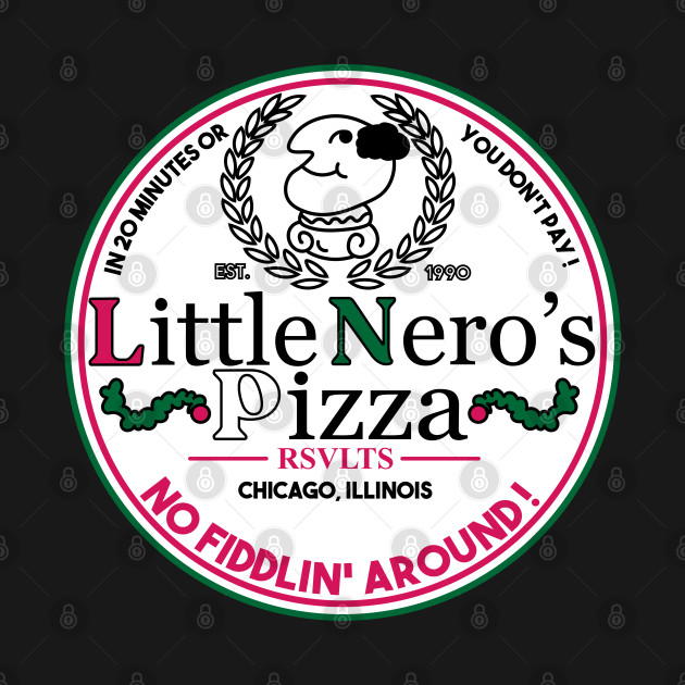 Disover Little Nero Pizza - Xmas Movie - T-Shirt