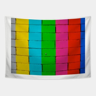 Color Bars Tapestry