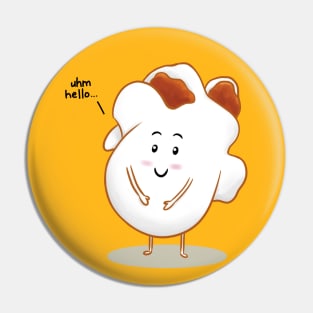 Shy Popcorn Pin