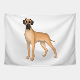 Fawn Great Dane Dog Tapestry