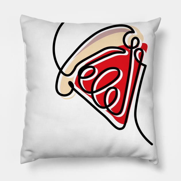 Pizza Lover Pillow by Simple and Clean