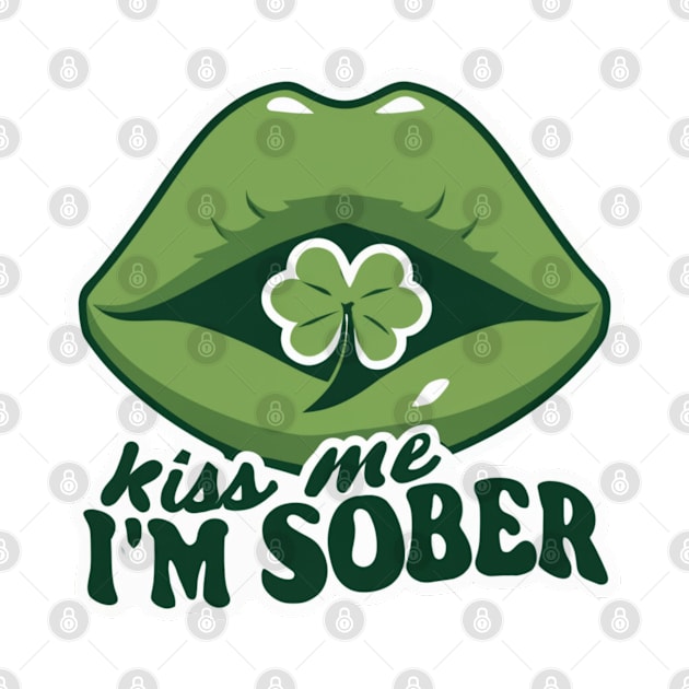Retro Kiss Me I'm Sober by SOS@ddicted