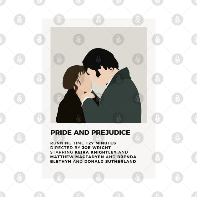 Pride & Prejudice Minimalist Poster by honeydesigns