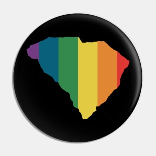 South Carolina State Rainbow Pin