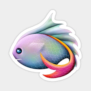 Colorful Swimming Fish Magnet