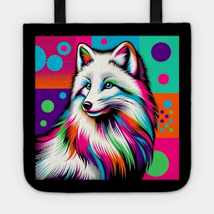 Arctic Fox Pop Art - Cool & Trendy Wildlife Tote