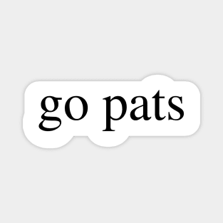 go pats Magnet