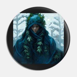 Girl in Winter Robe - best selling Pin