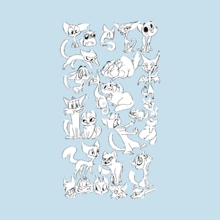 Kitty Sketches T-Shirt