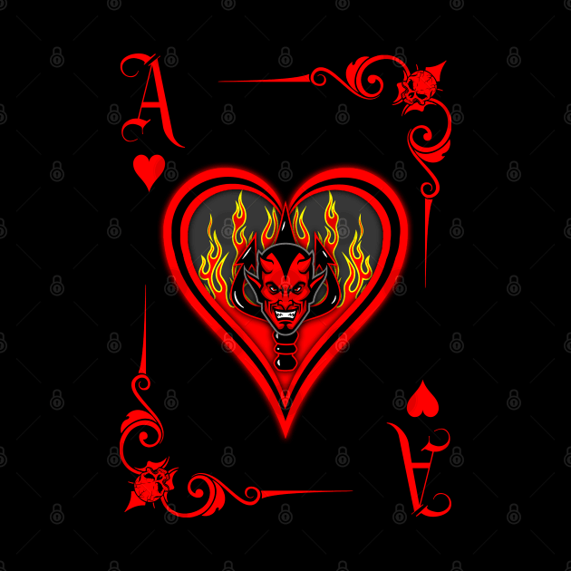 G.O.N. CARD DECK (ACE O' HEARTS) by GardenOfNightmares