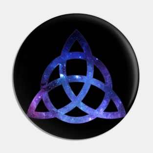 Galaxy Triquetra Pin