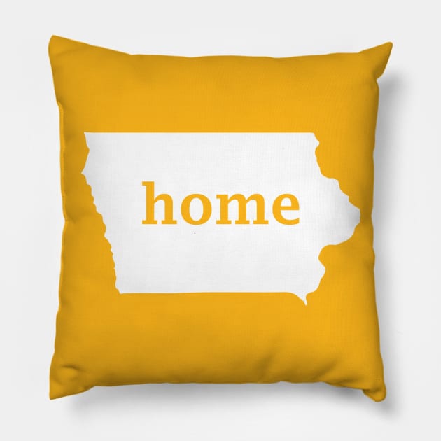 Iowa Home Pillow by TBM Christopher