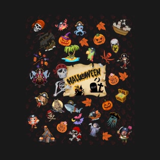 Pirates on Halloween T-Shirt