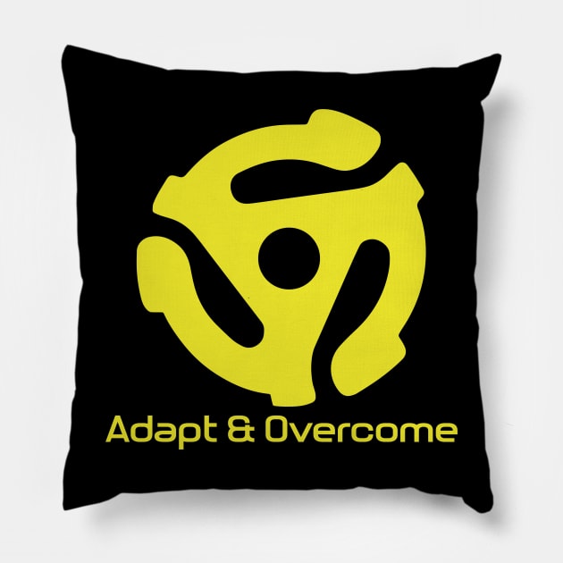 Adapt & Overcome Pillow by artwork-a-go-go