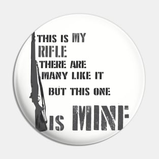 M1 Garand $ The rifleman's creed Pin