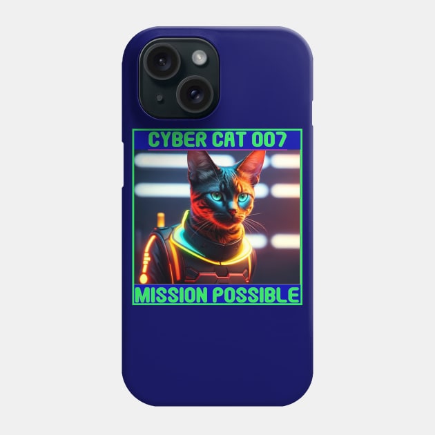 Funny Cat Lovers Kitty space meme Phone Case by PlanetMonkey