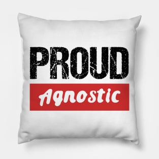 Proud Agnostic Pride Pillow