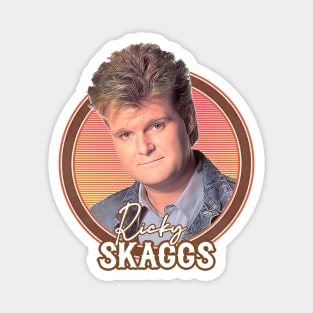 Ricky Skaggs \ Retro Style Fan Design Magnet