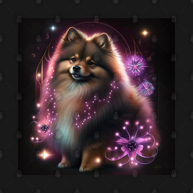 Shimmering Finnish Lapphund by Enchanted Reverie