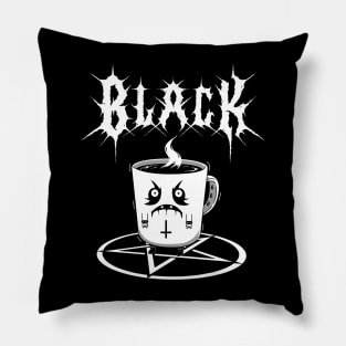 Black Metal Coffee Pillow