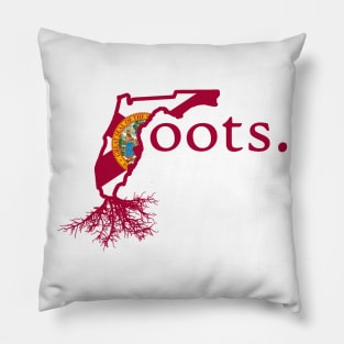 Roots In Florida - Florida Flag Pillow