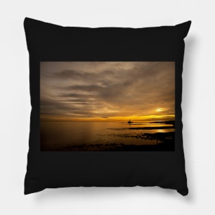 Golden dawn at St Mary's Island Pillow