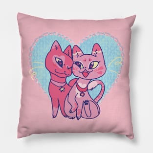 Cats in love! Pillow