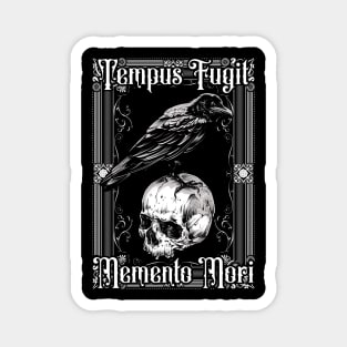 Tempus Fugit Memento Mori Latin Phrase Gift Magnet