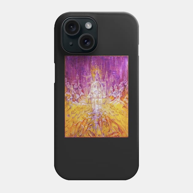 Soul of the Stone. Ametrine Phone Case by Lala Lotos