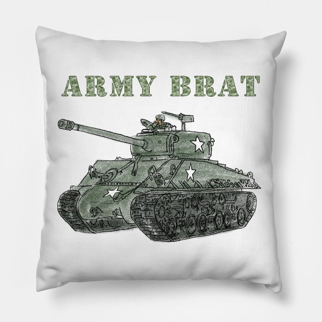 Army Brat Pillow by djmrice