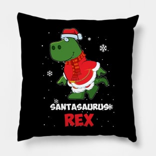 T-Rex Christmas Dinosaur Pillow