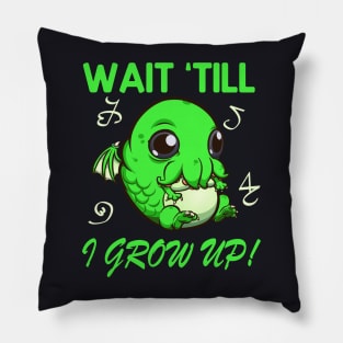 Funny cute Baby Cthulhu Pillow