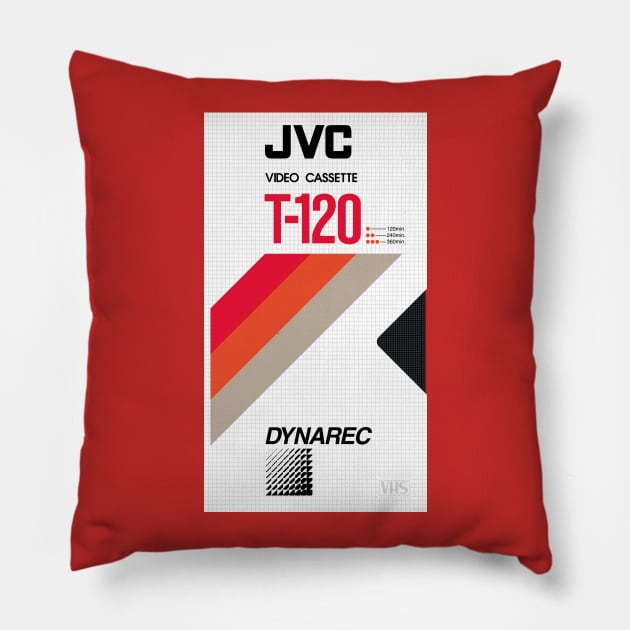 JVC VHS tape Pillow by AtelierNab