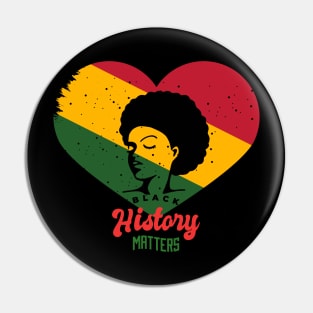 Black History Month Black History Matters Pin