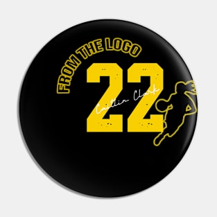 Caitlin Clark 22 From the Logo Pin