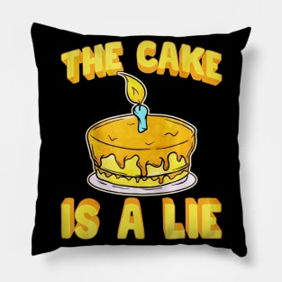 The Cake Is Lie Pillow