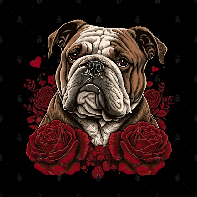 Valentine's Day Bulldog by JayD World