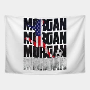 Morgan Soccer Womens Celebration USA Tapestry