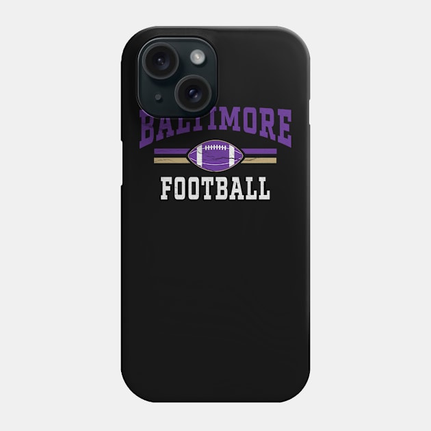 Baltimore-Football Phone Case by Emroonboy