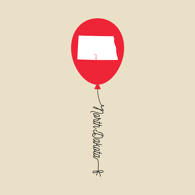 North Dakota State Balloon by InspiredQuotes