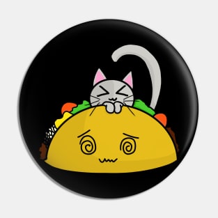 Cat and Taco Pin