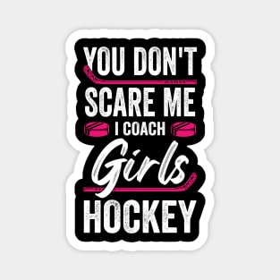 Funny Girls Ice Hockey Coach Gift Magnet