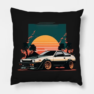 80s Retro car Pillow