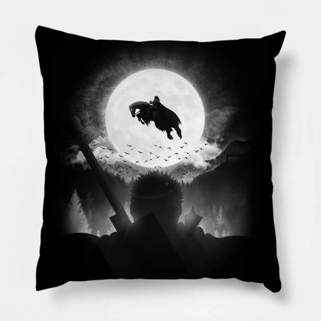 Berserk Skull Pillow by headache606