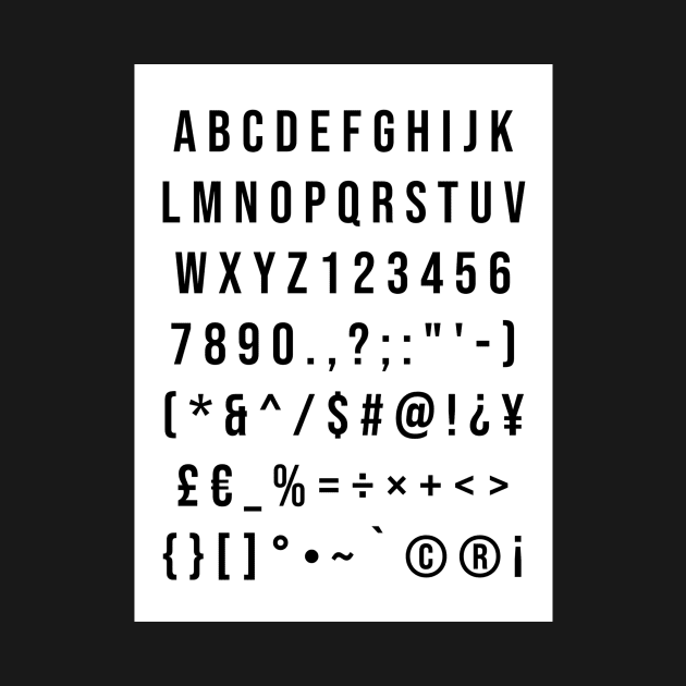 Alphabet by WhyStore