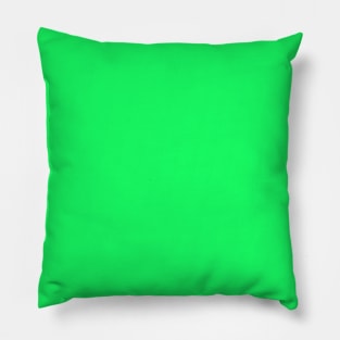 Lanai Lime Green - Acid Green Solid Color Pillow