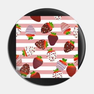 Sailor Mars Themed Strawberries Pin