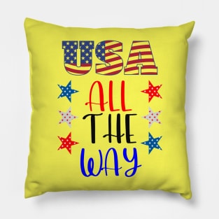 USA All The Way Pillow